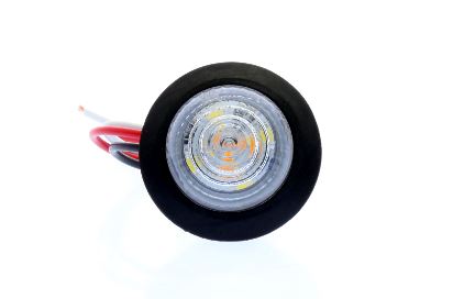 Light LED Bullet 1-1/4" Red/Clear-624229